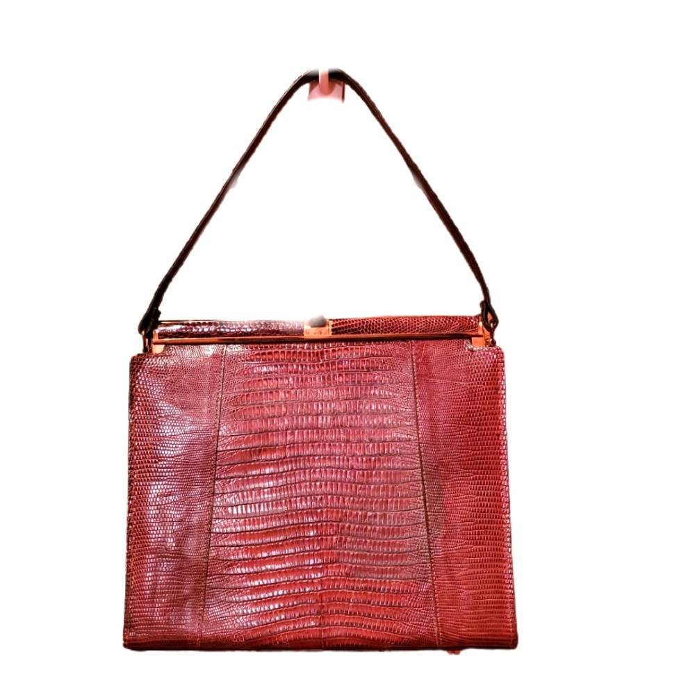 Vintage 50's Alligator Kelly Bag
